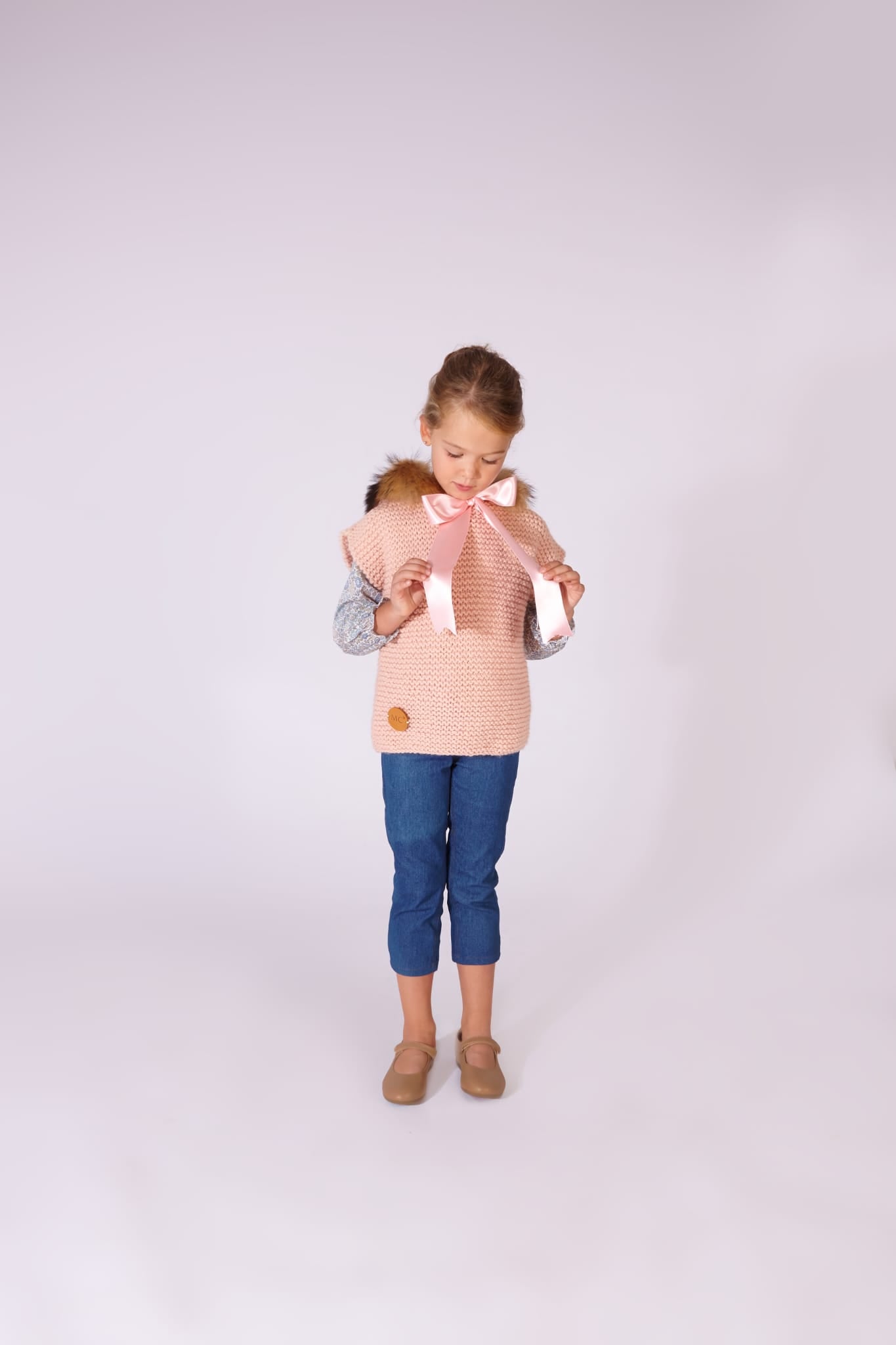 Handmade knitted vest