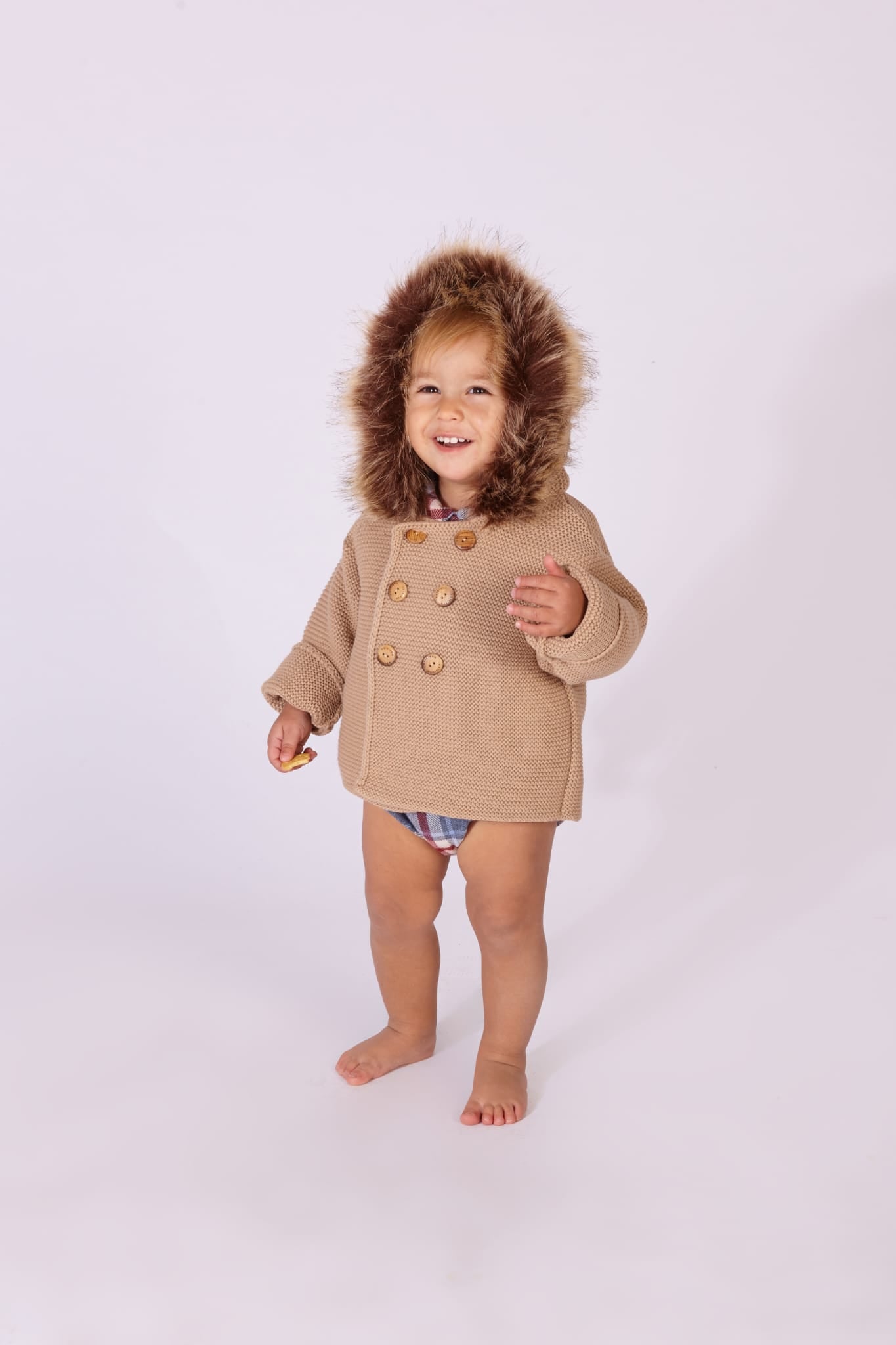 Coats knit camel