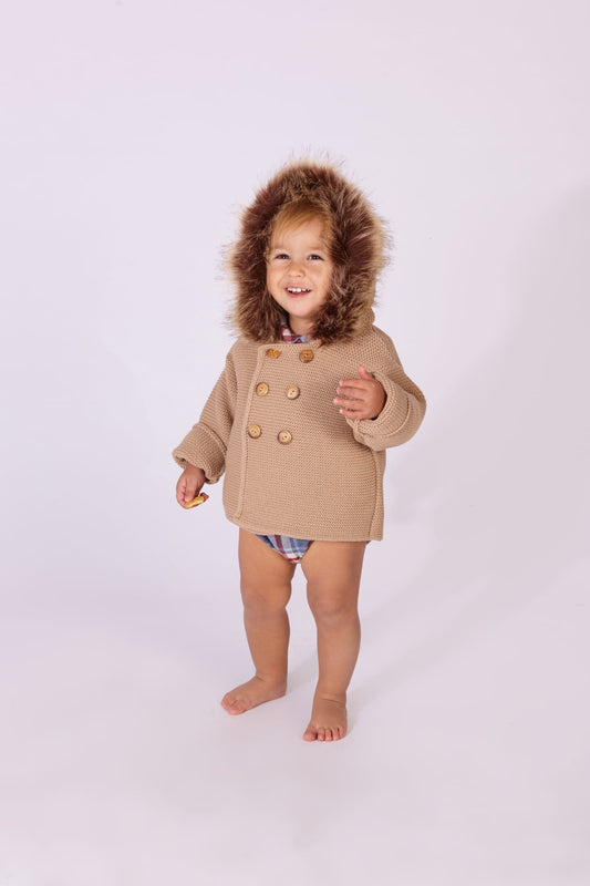 Coats knit camel